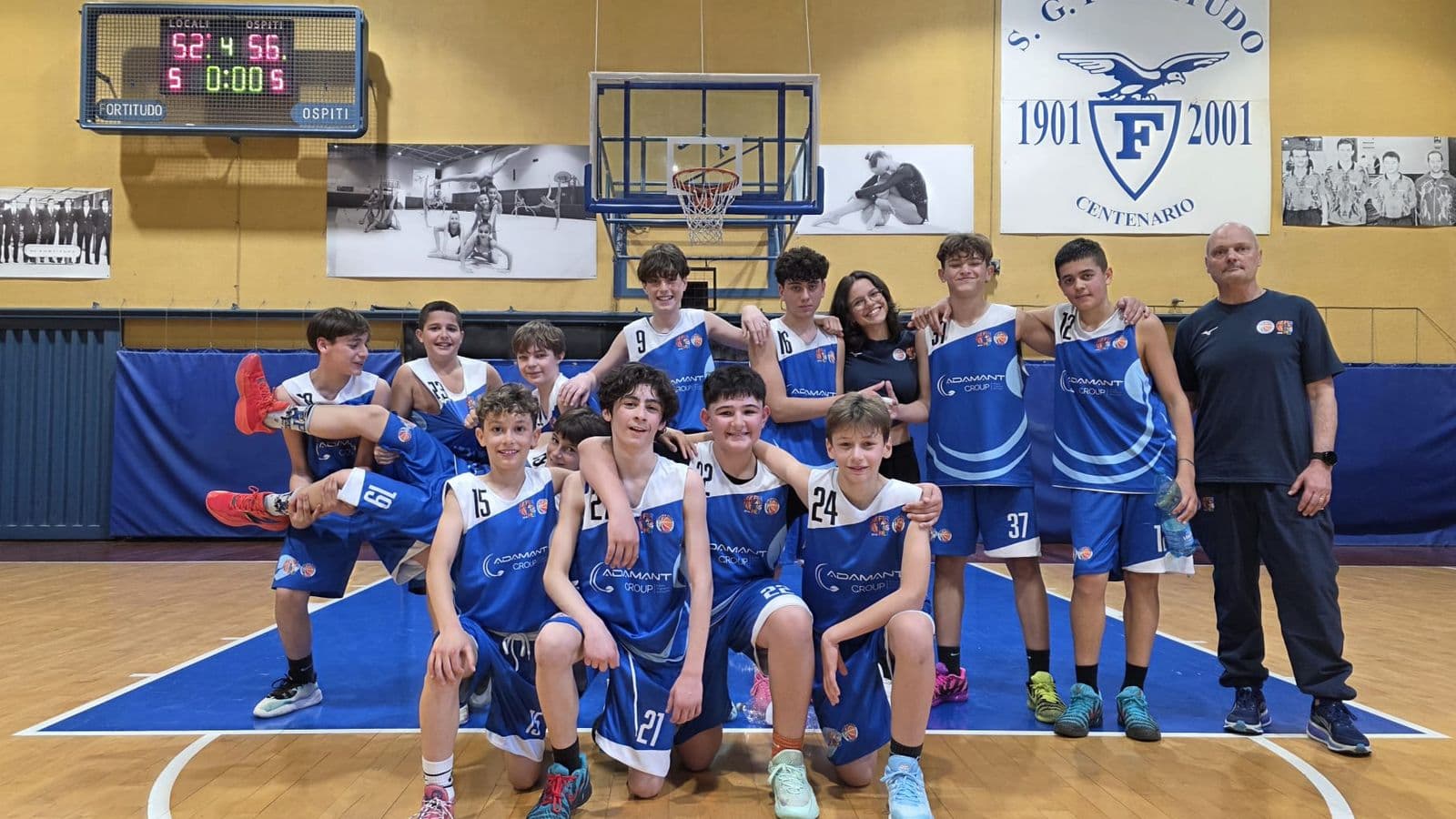 Grande prova per l’Under 13 Gold contro la Fortitudo